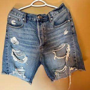 Aeropostale Womens skater jean shorts